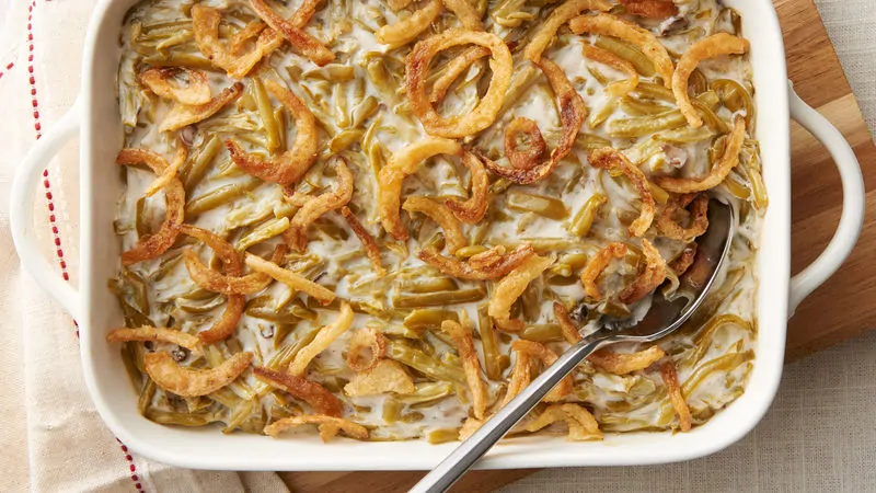 Casseruola di fagioli verdi