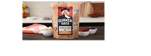 Avena arrotolata vecchio stile Quaker, USDA Organic, non OGM Project Verified, Borse ripetibili da 24 once (confezione da 4)