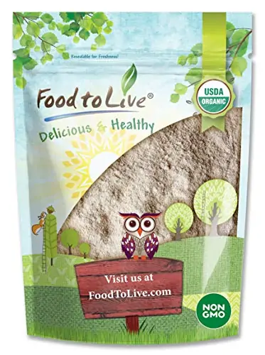 Farina d'orzo biologica, 4 Libbre - Pietra d'orzo integrale macinata, senza OGM, cruda, vegana, sfusa, ideale per la cottura, prodotto statunitense. USA