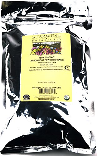 Starwest Botanicals Organic Arrowroot Powder - 1 Bilancia (16 once)