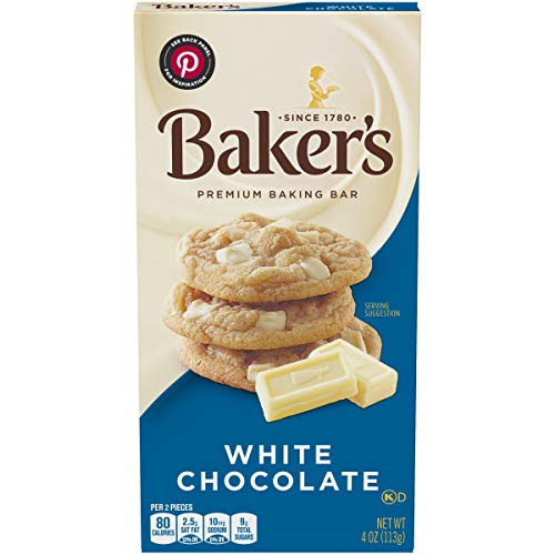 Baker's Premium White Chocolate Baking Bar (4 oz Boxes, confezione da 12)